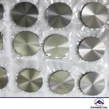 Discos de metal de titanio