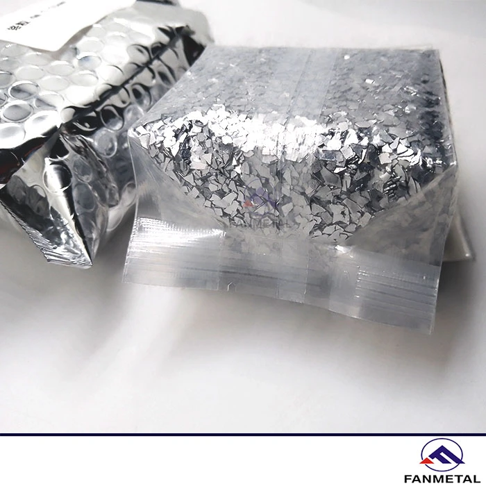 High Purity Chromium Pellets and Vacuum Sealed Packaging High Purity Chromium Pellets and Vacuum Sealed Packaging